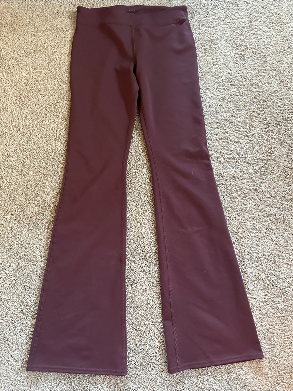 Alo High-Waist Flare Leggings.